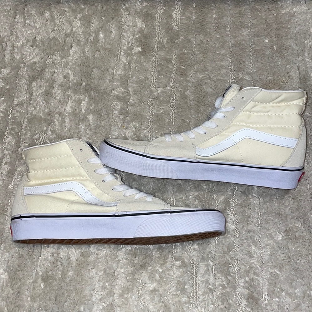 New Sk8-Hi Vans canvas & suede high top sneakers